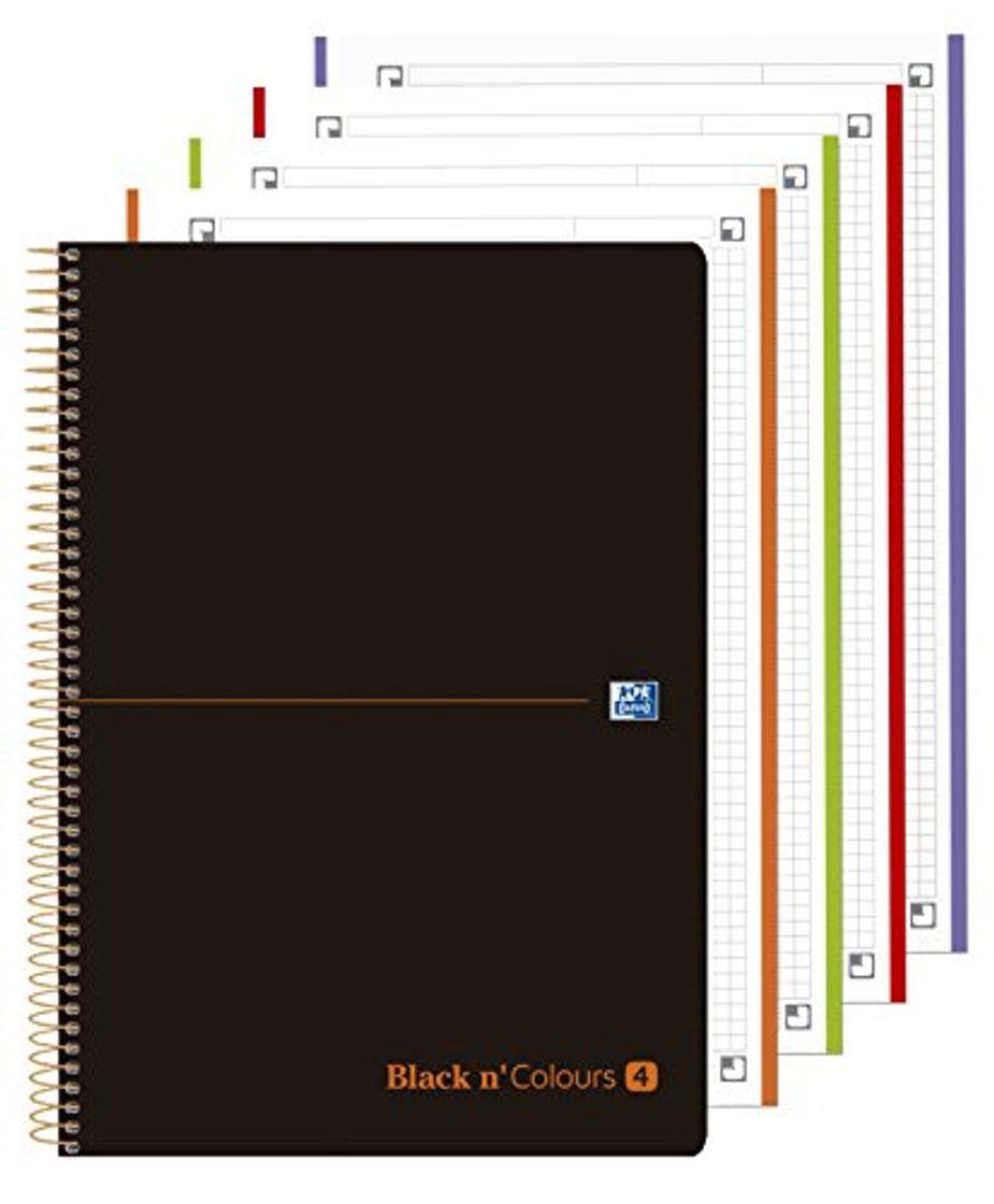 Producto Oxford Black N'Colours - Cuaderno - 4 Agujeros