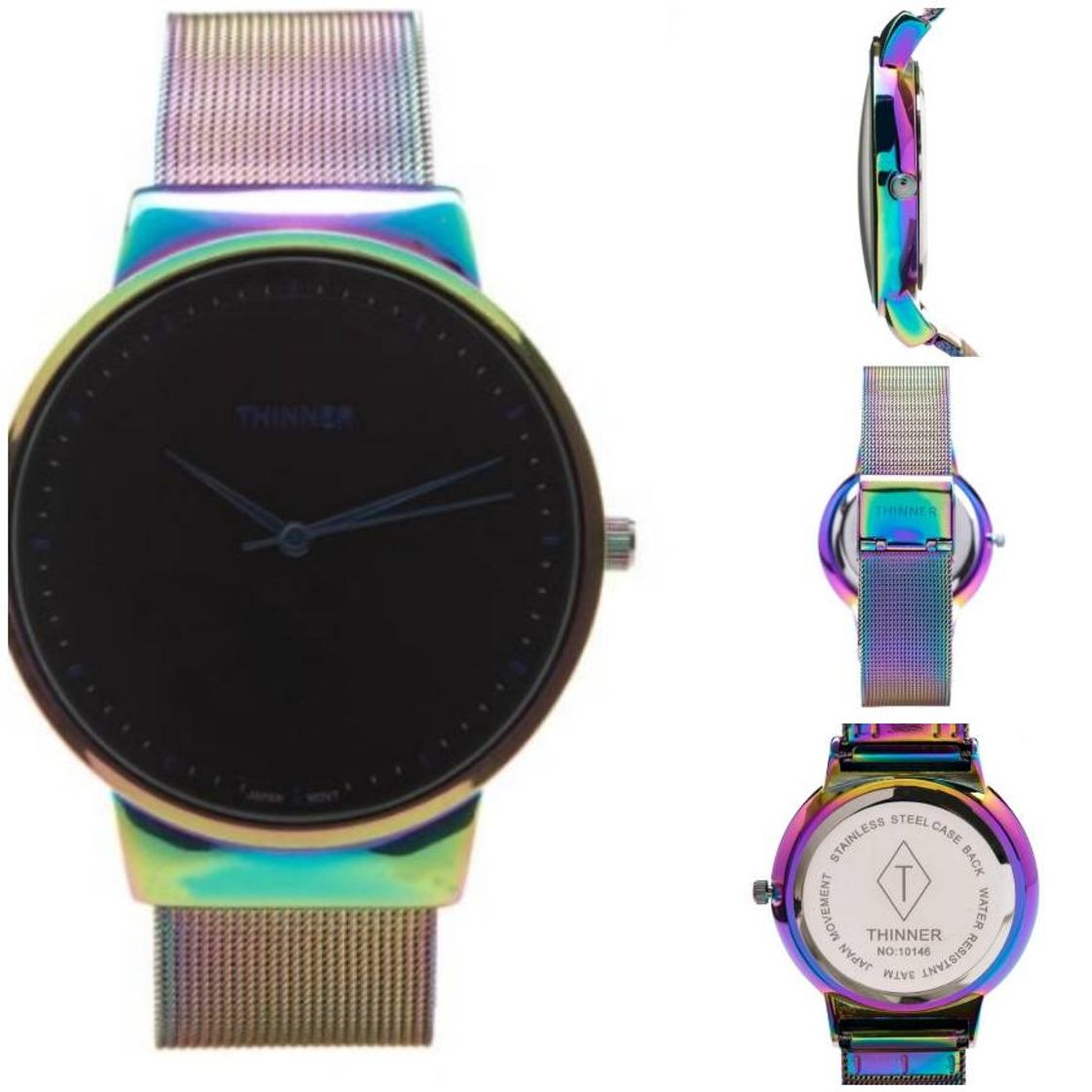 Moda Reloj Thinner dama holografico