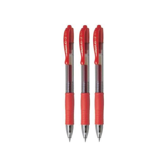 Product Pilot G2 07 Rojo Fino Retráctil Gel Tinta Bolígrafo Punta Redonda 0.7mm