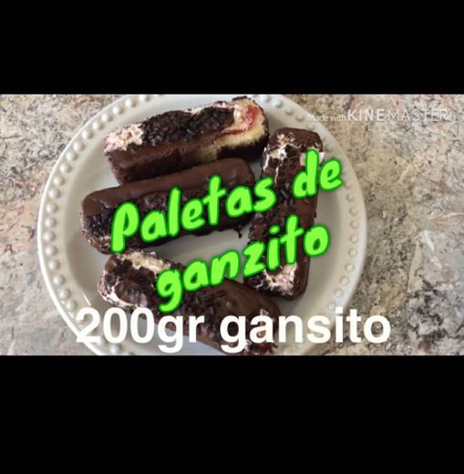 Paletas de ganzito congeladas 🤤