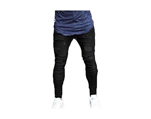 Pantalones Vaqueros de Hombre Pantalones Vaqueros Pitillo Super Stretch Pantalones Vaqueros de