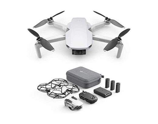 DJI Mavic Mini Combo, Dron Ultraligero y Portátil, Duración Batería 30 Minutos,