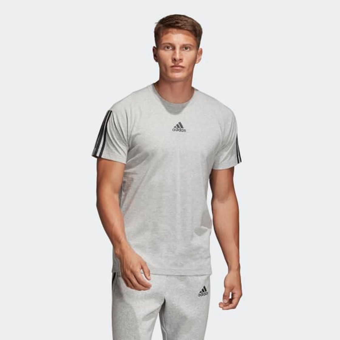 Moda adidas T-shirt 3-Stripes Must Haves - Cinzento | adidas Portugal