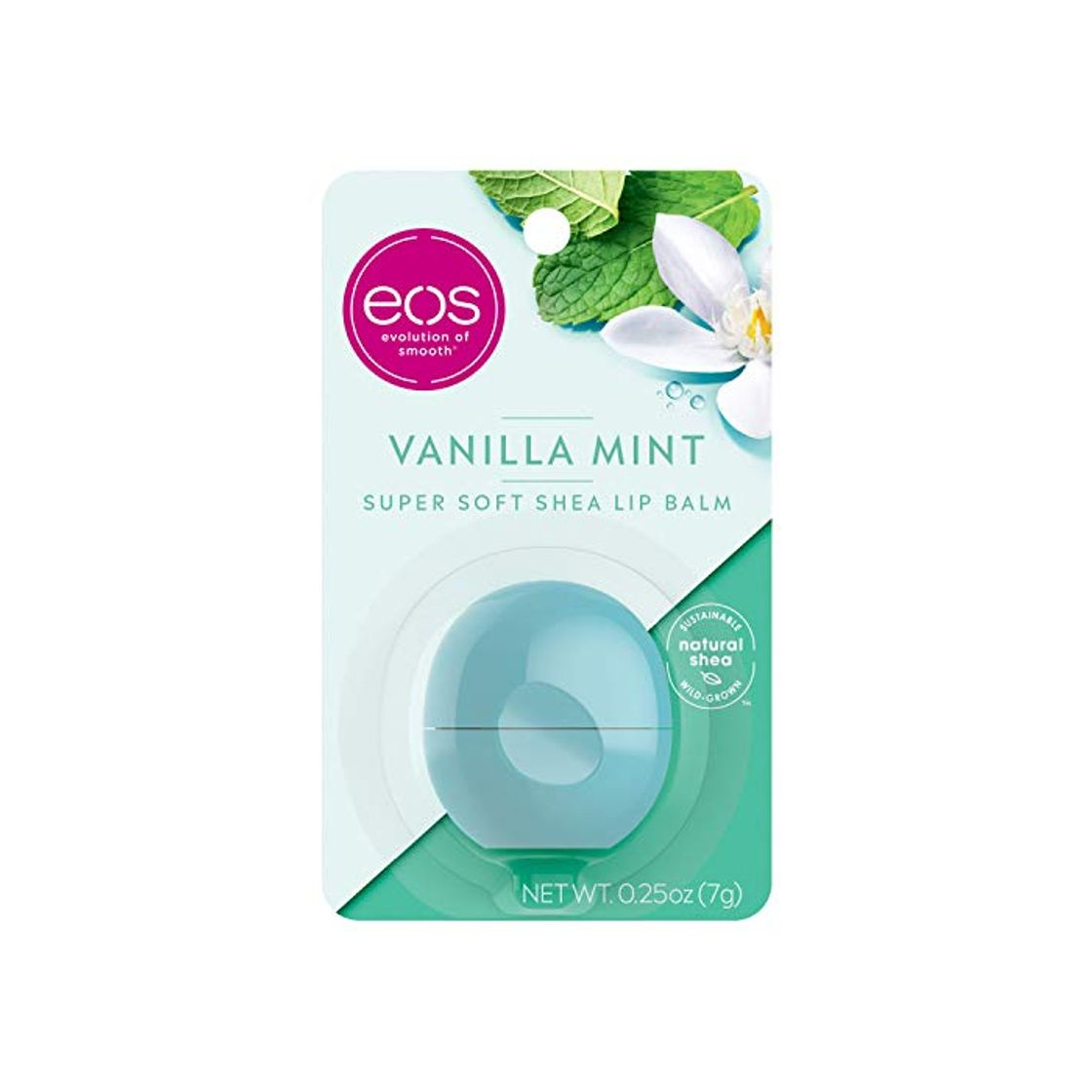 Social Bálsamo labial EOS Visibly Soft de vainilla y menta