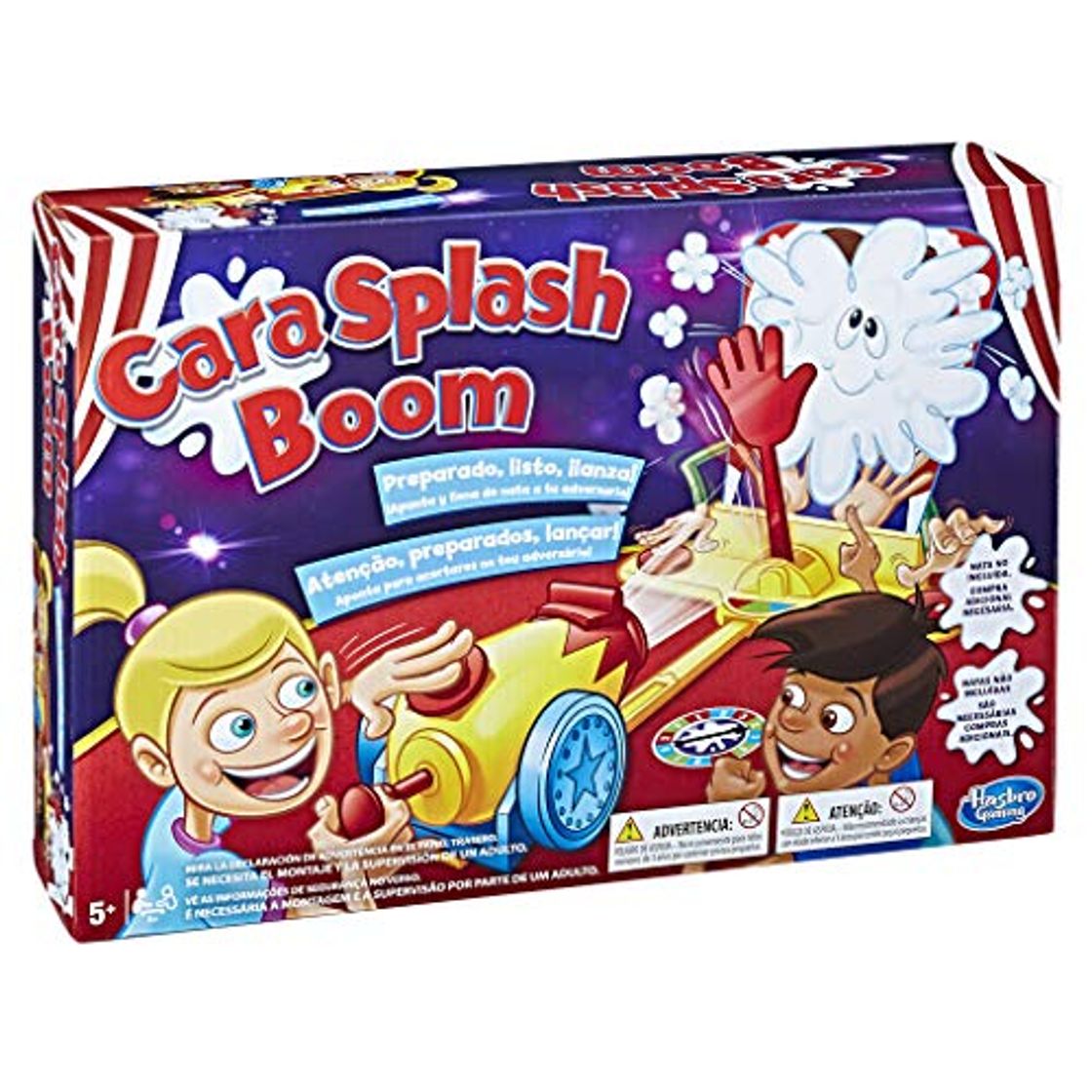 Social Hasbro Gaming - Juego infantil Cara Splash Boom