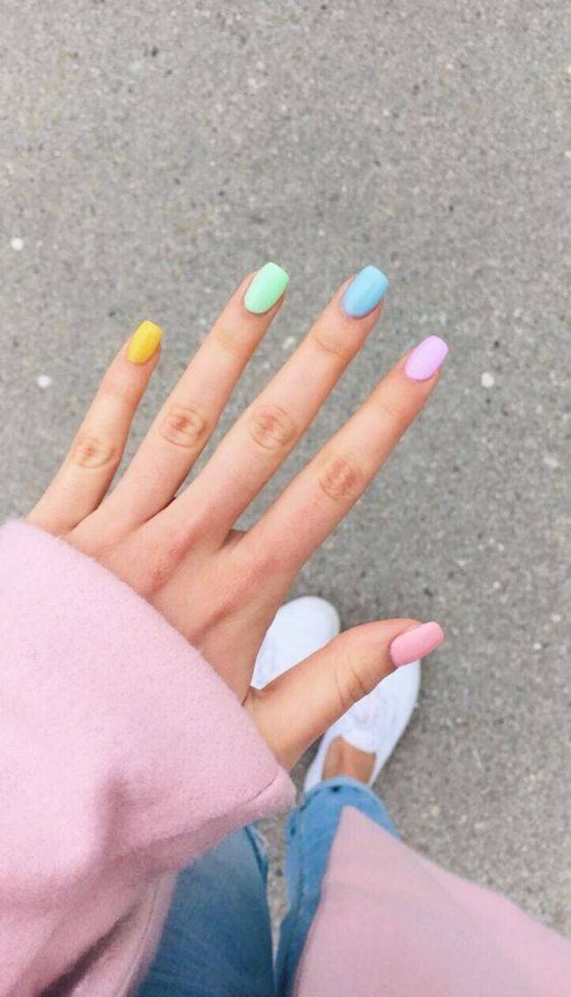 Moda Unhas VSCO 💛🧡❤️