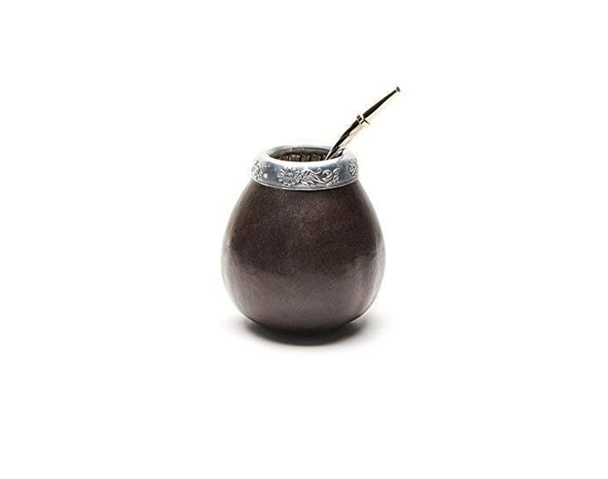 Elemento de la categoría hogar BALIBETOV Nuevo Mate Argentino - Set de Mate de Calabaza Natural Hecho