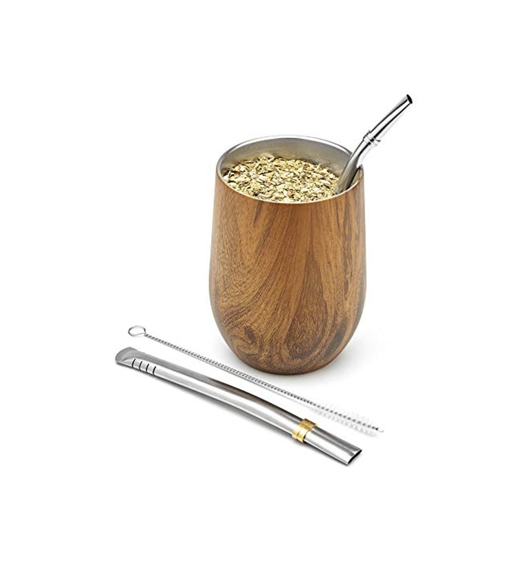 Producto BALIBETOV - Nuevo - Set de Mate Calabaza Moderna para Yerba Mate