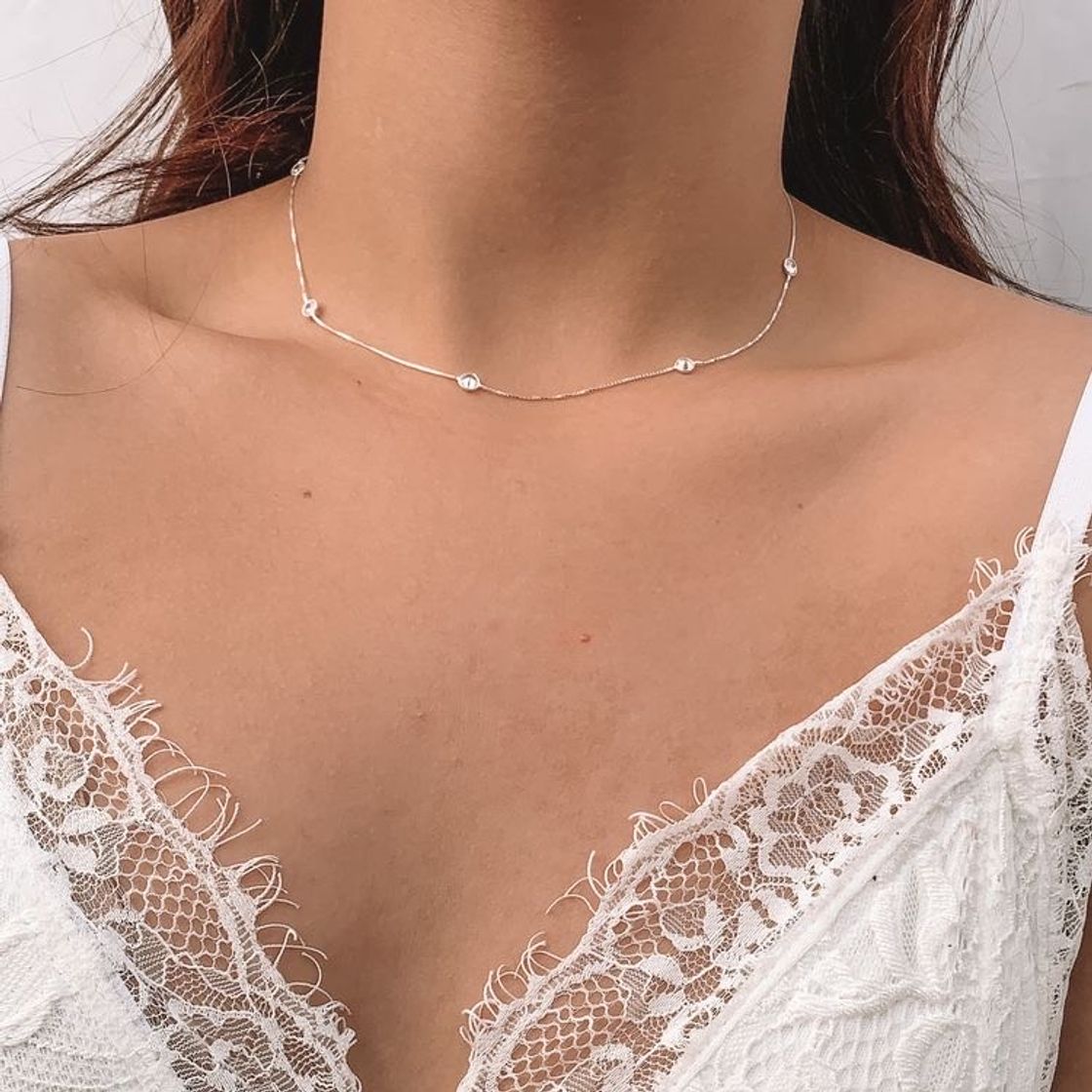 Moda Colar Choker Zircônia 