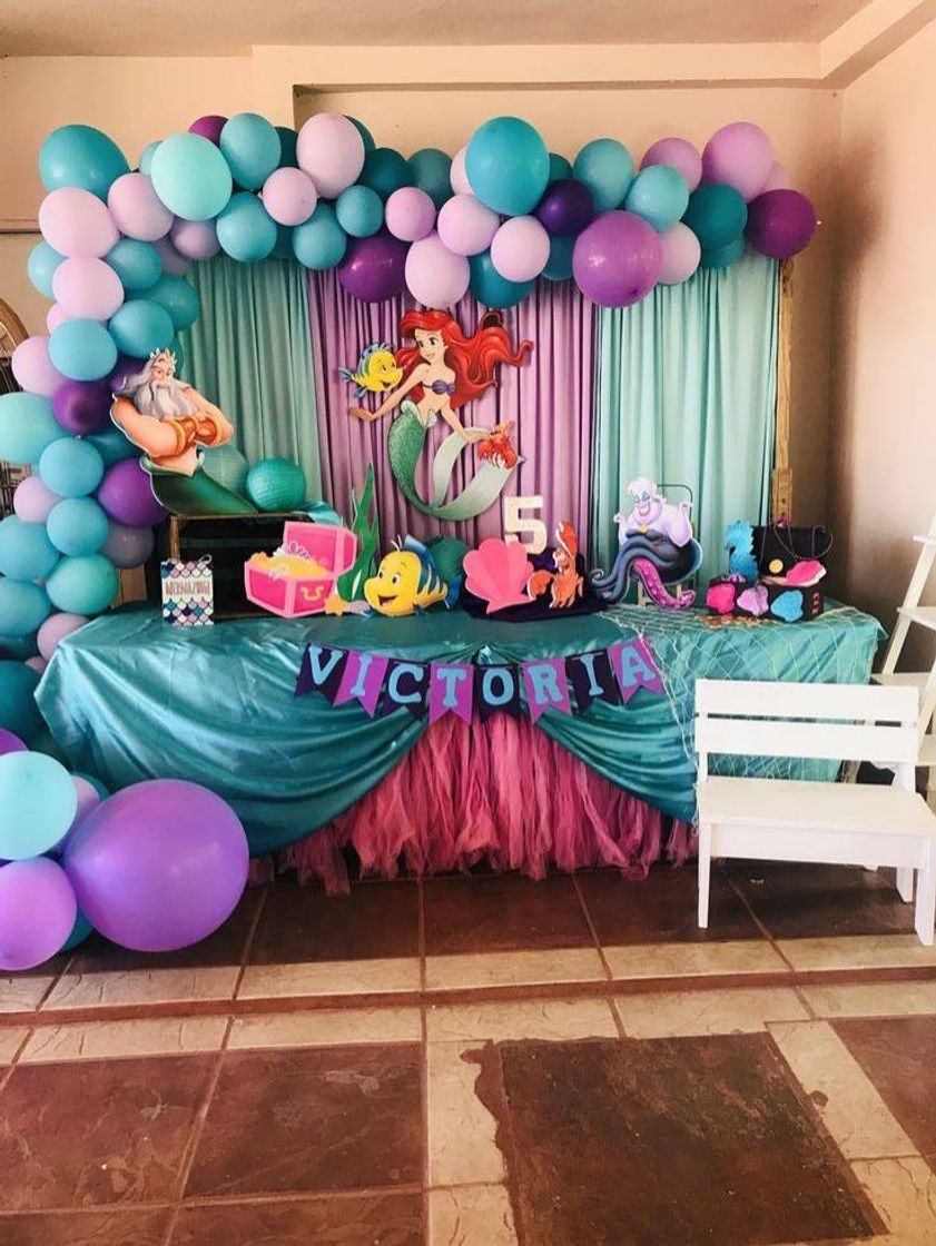 Temática de la Sirenita🧜‍♀️💜✨