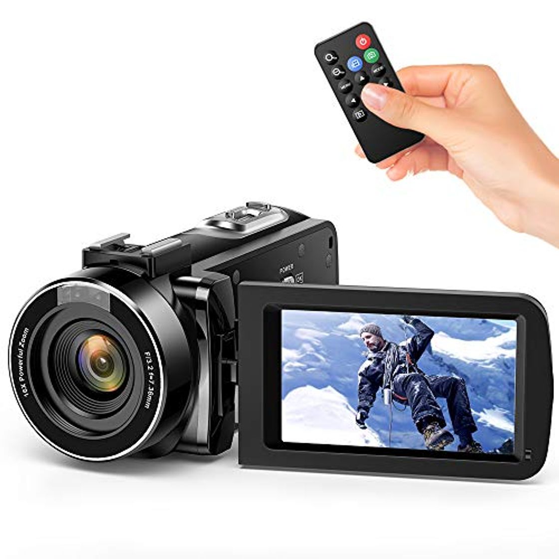 Producto Videocamara Digital Andoer Portátil Cámara de Video Digital 1920 * 1080P HD