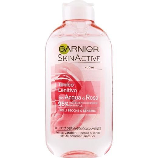 Garnier Skinactive tonico lenitivo con acqua di rosa