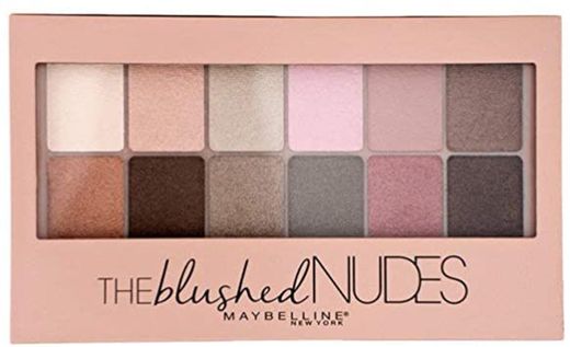 Paleta de Sombras de Ojos The Blushed Nudes, de Maybelline