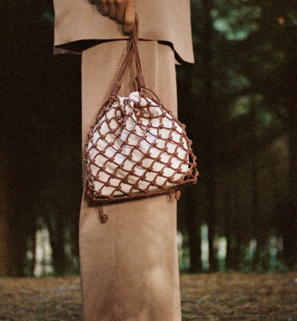 Fashion Bolso bandolera mini nudos