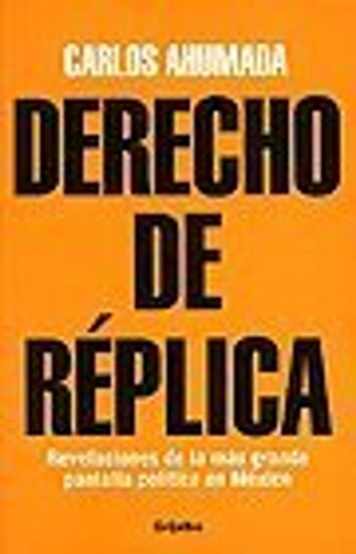 Book derecho de replica