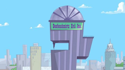 En el edificio Doofenshmirtz Malvados y Asociados