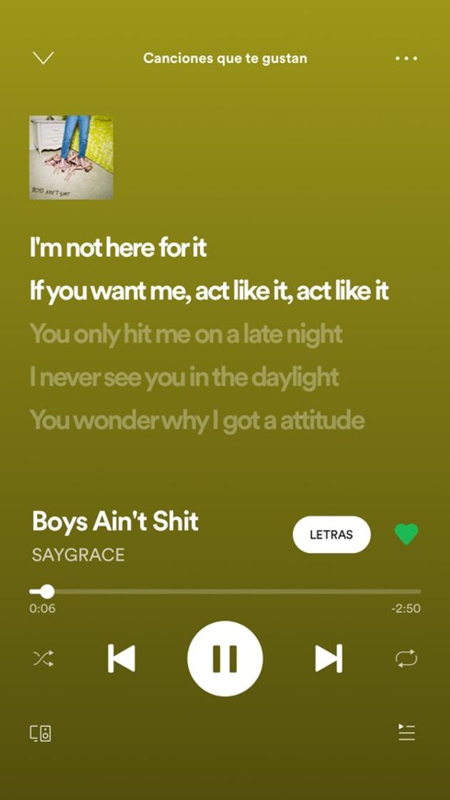 Canción Boys Ain't Shit