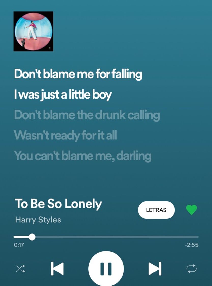 Canción To Be So Lonely