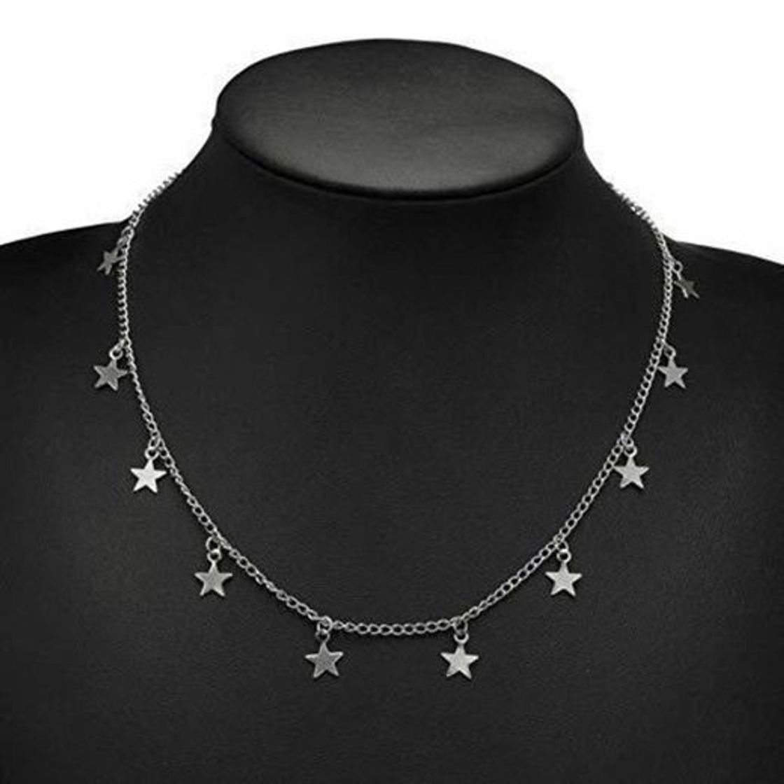 Social SHANGHAIXIAOTONG Boho Women Chocker Gold Silver Chain Star Choker Collar collana Kolye