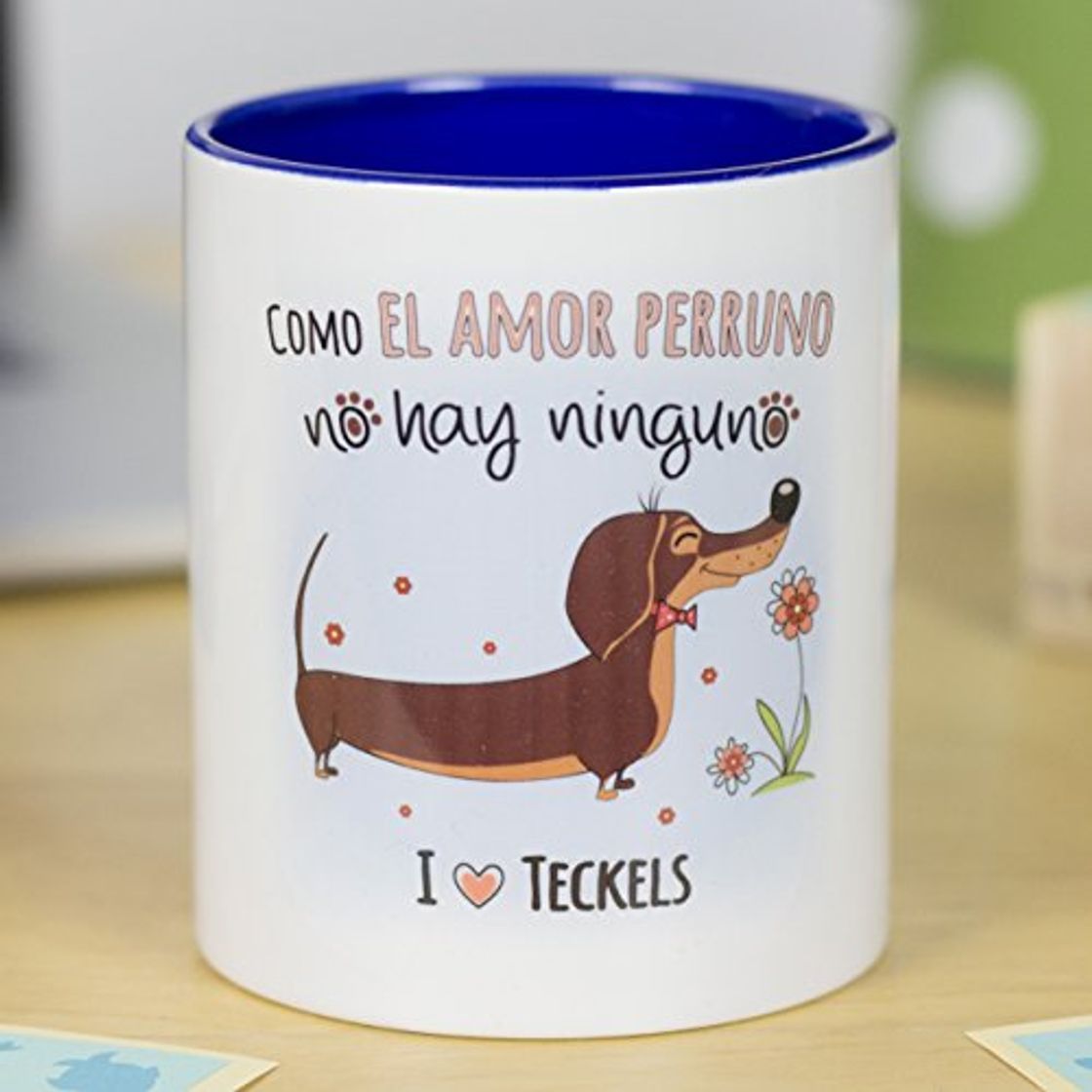 Product La Mente es Maravillosa - Taza con frase y dibujo divertido sobre