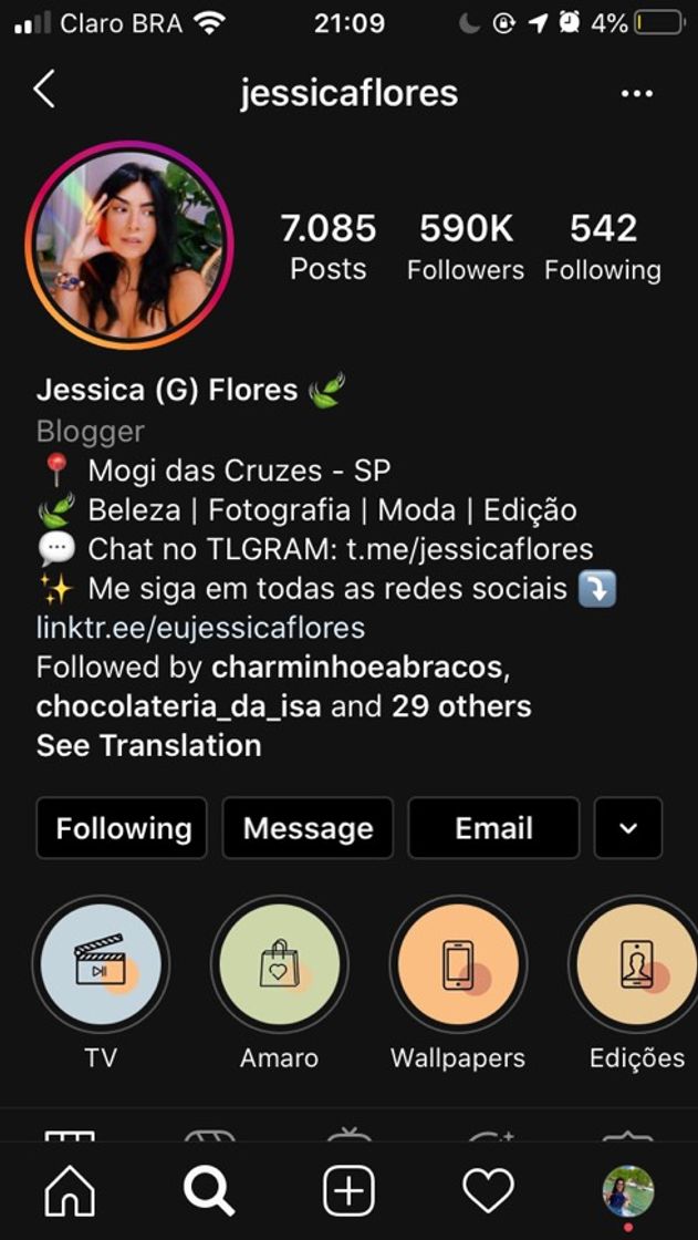 Fashion Insta com muitas dicas e conteúdos bem elaborados! 