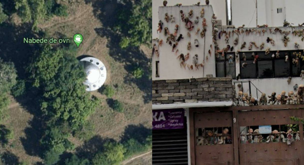 Social Lugares extraños de Google maps