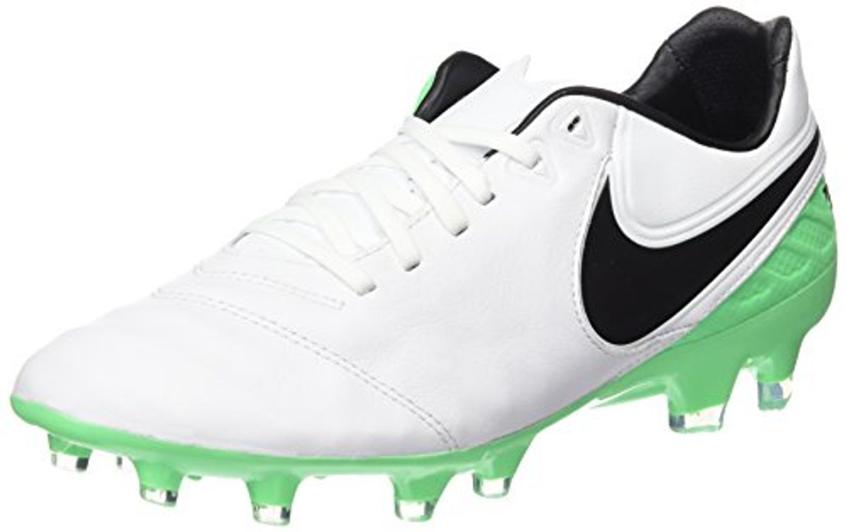 Lugar Nike Tiempo Legacy II Fg, Botas de Fútbol Hombre, Blanco