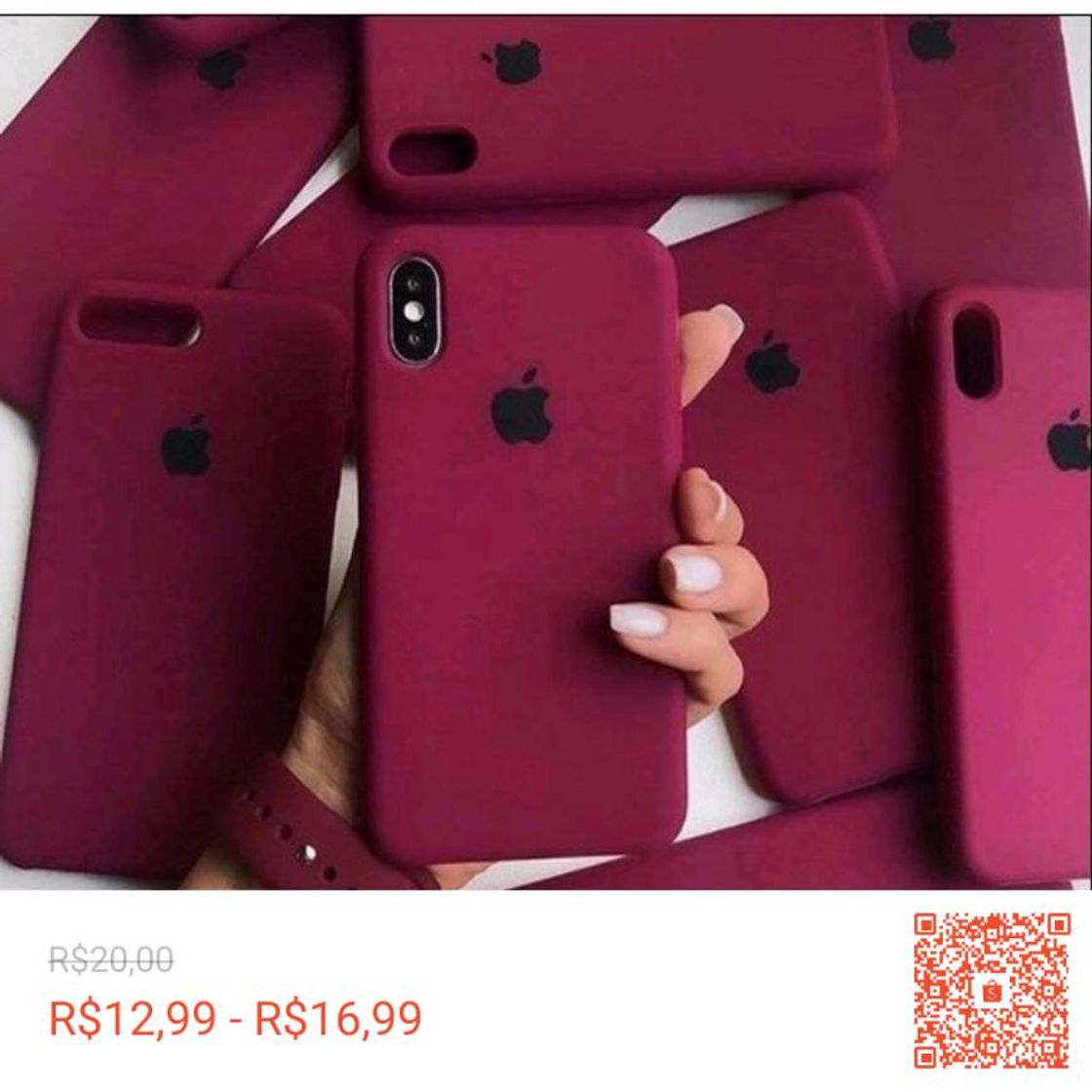 Moda Capa de silicone violeta - iPhone