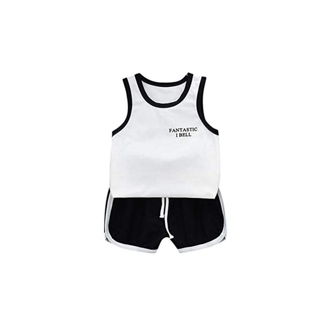 Product Fossen Ropa Bebe Niño Verano Camiseta sin Mangas a Rayas y Pantalones