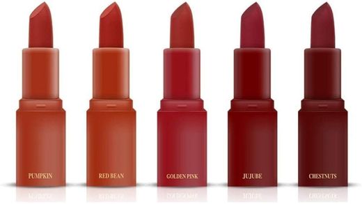 5 Colors Matte Lipstick Set