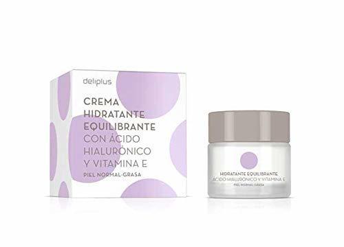 Beauty Crema Hidratante Equilibrante con Acido Hialurónico y Vitamine E 50 ml