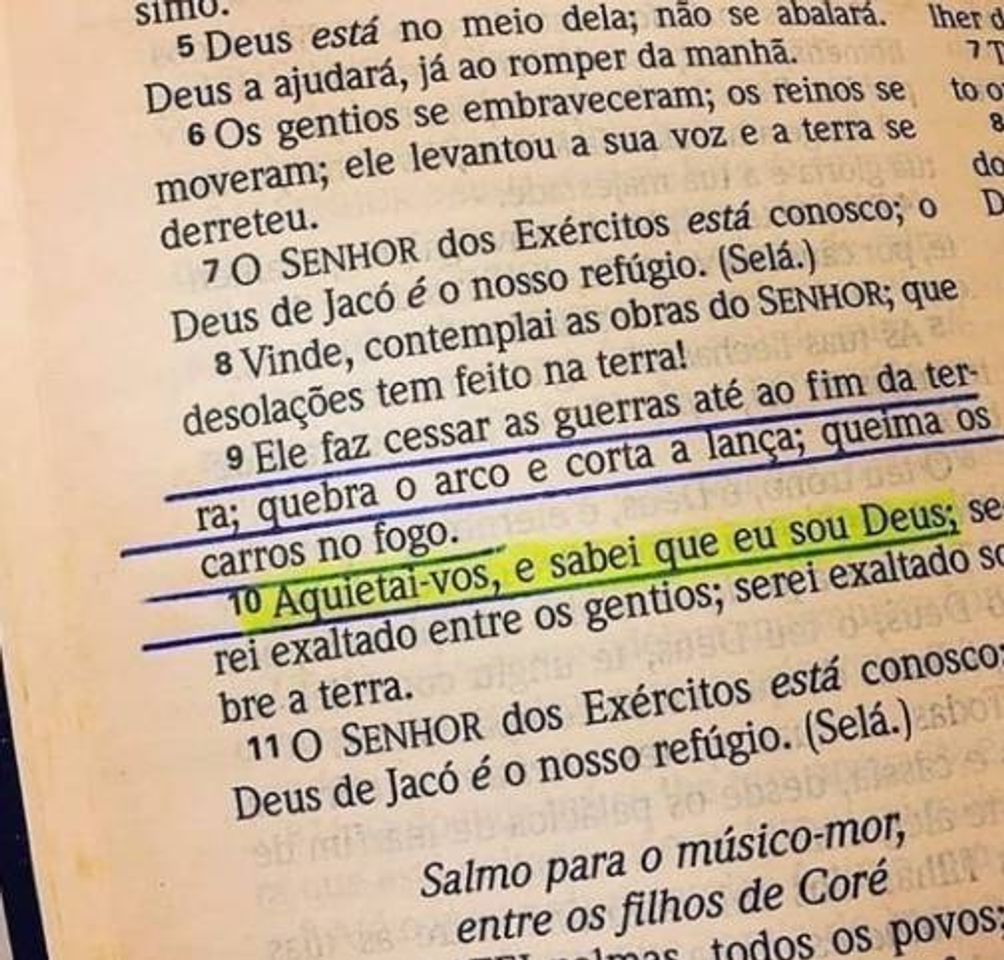 Libros Salmos 46:10