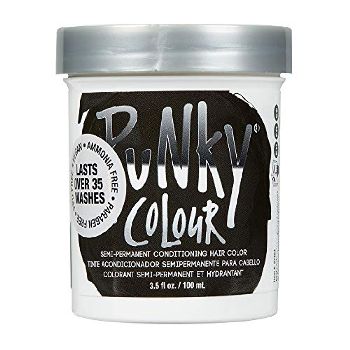 Product Jerome Russell Punky Semi-Permanent Colour Cream Ebony 3