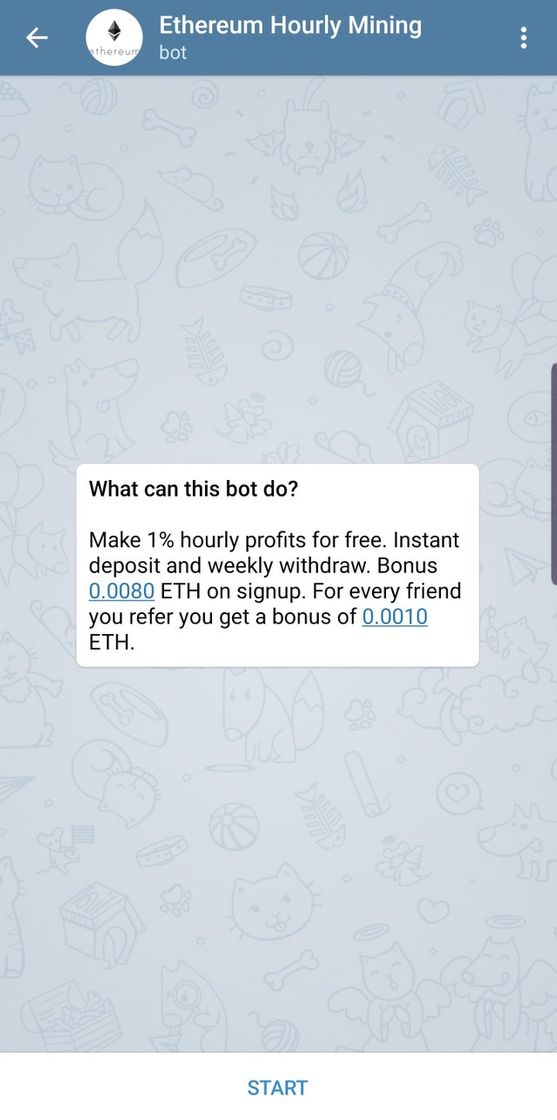 Apps Eth miner telegram