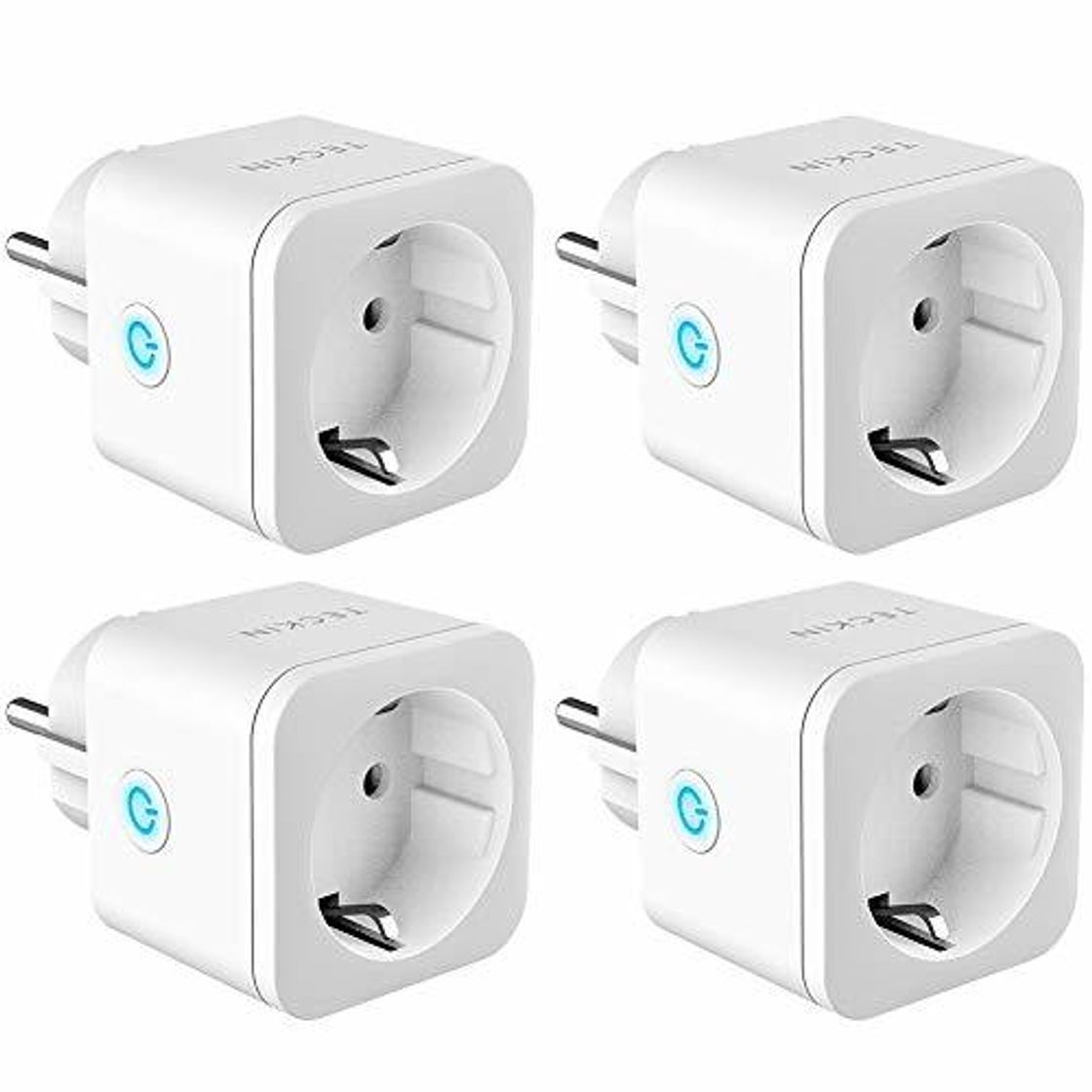 Electronic Enchufe Inteligente WiFi TECKIN 16A 3300W Mini Smart Plug Funciona con Amazon