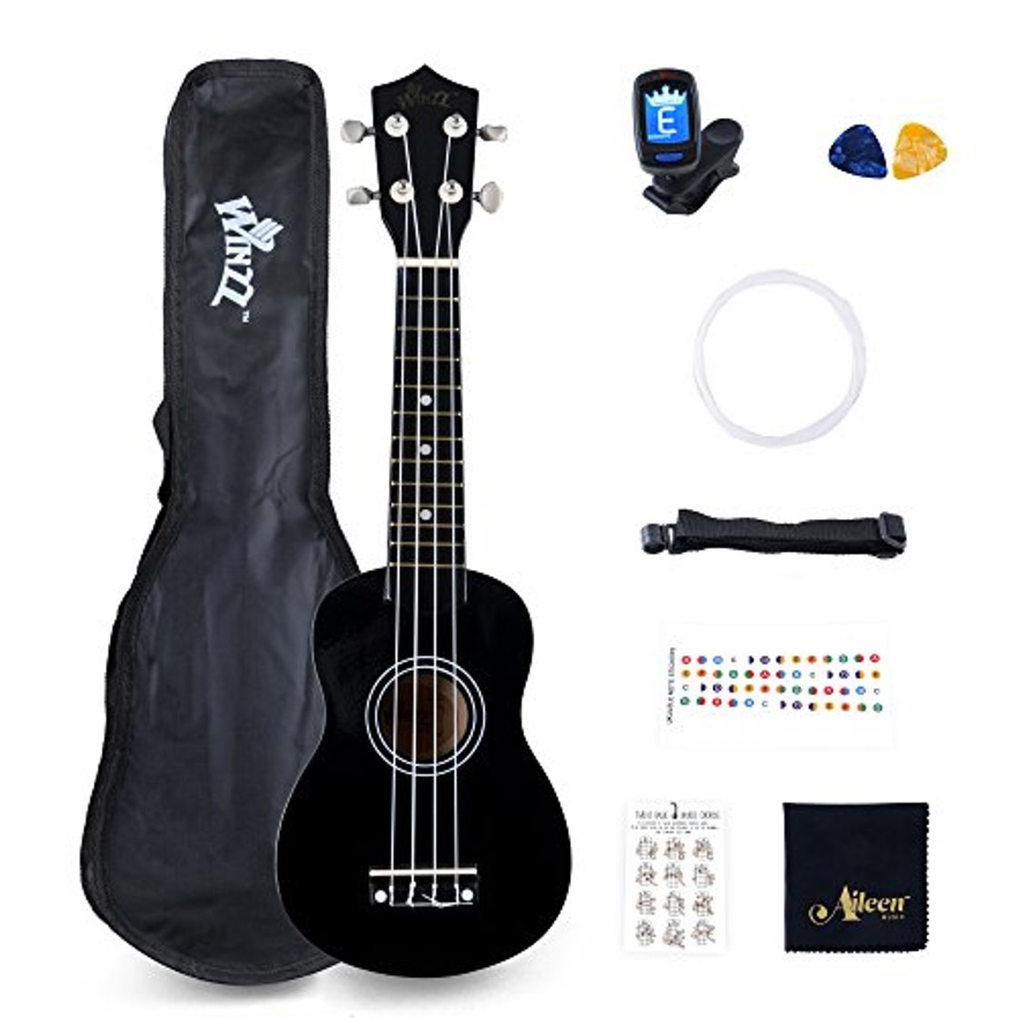 Producto Winzz Ukelele Soprano Starter Kit para Principiante. Incluye