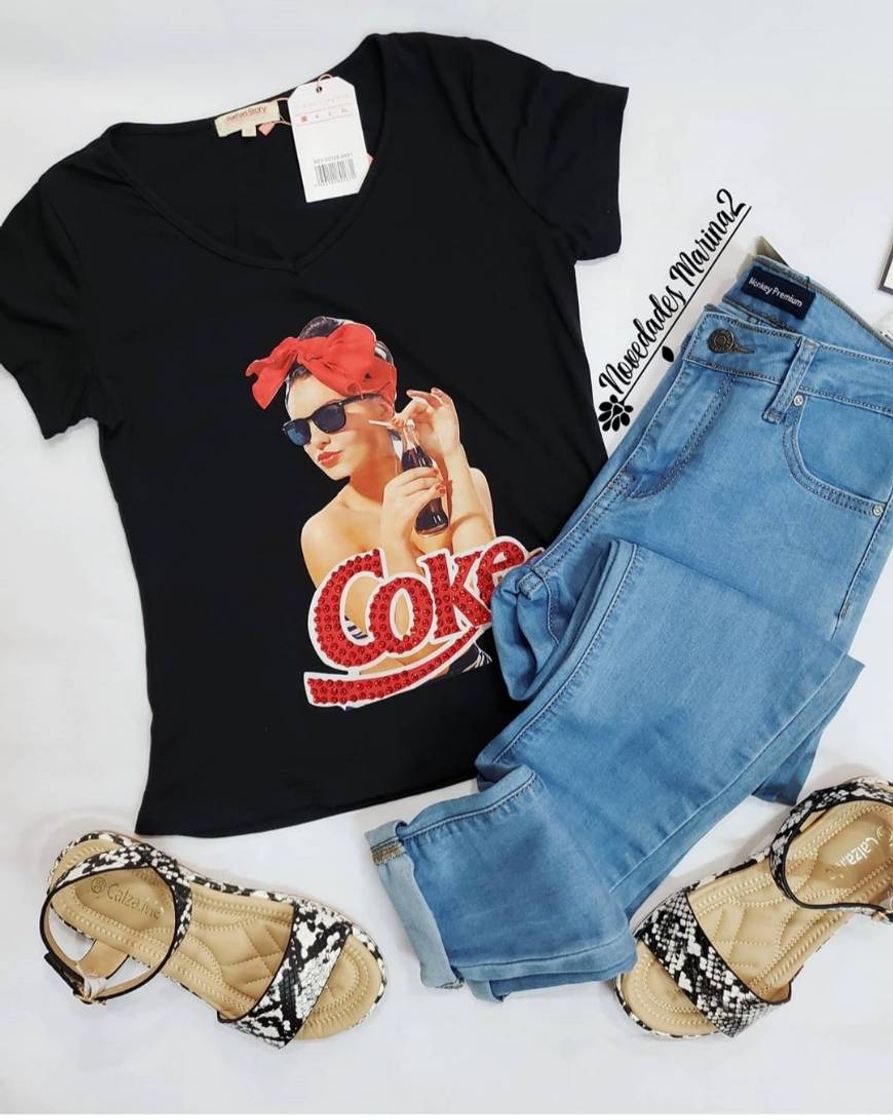 Social Blusa y jeans 