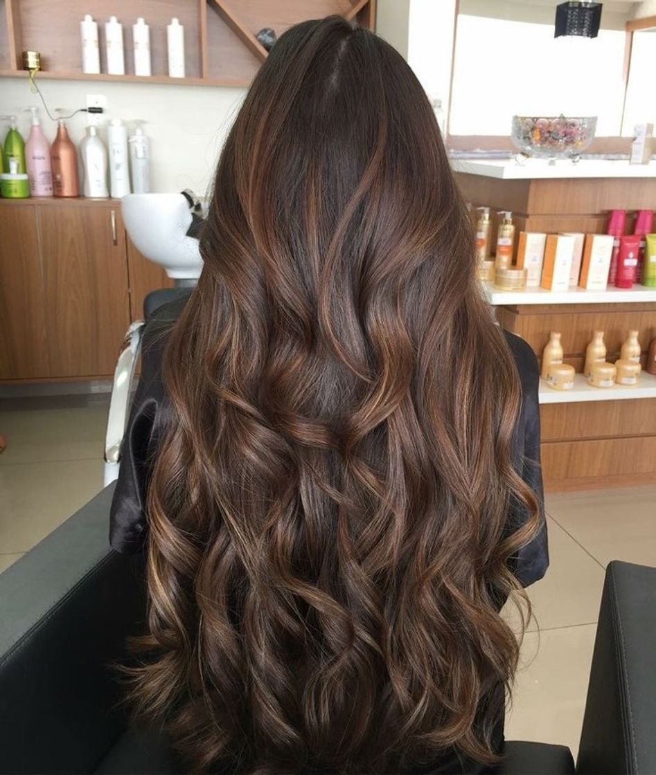 Moda Cabelo longo - Morena iluminada