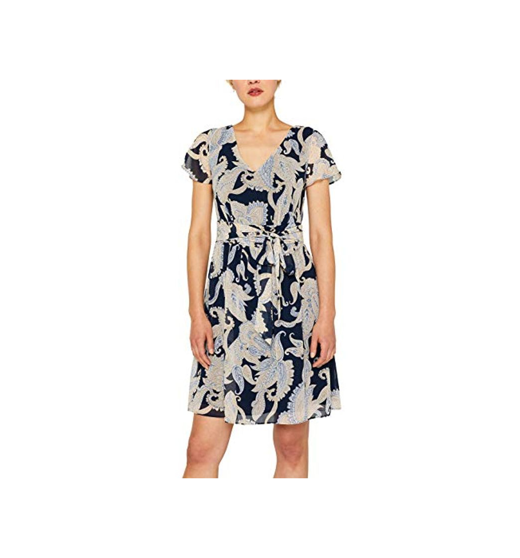 Social ESPRIT Collection 049eo1e015 Vestido, Azul