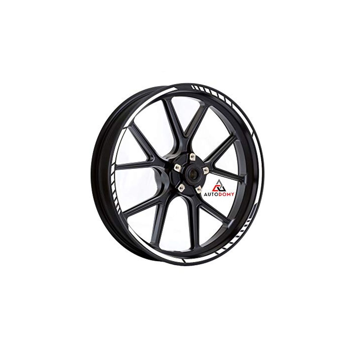 Social Autodomy Pegatinas Llantas Moto Juego Completo para 2 Llantas de 15" a