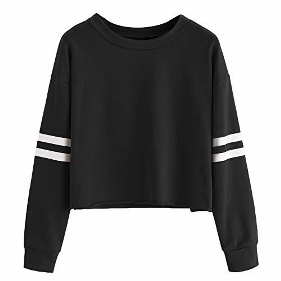 Social DEELIN De Manga Larga De La Mujer De Moda Casual Franja De