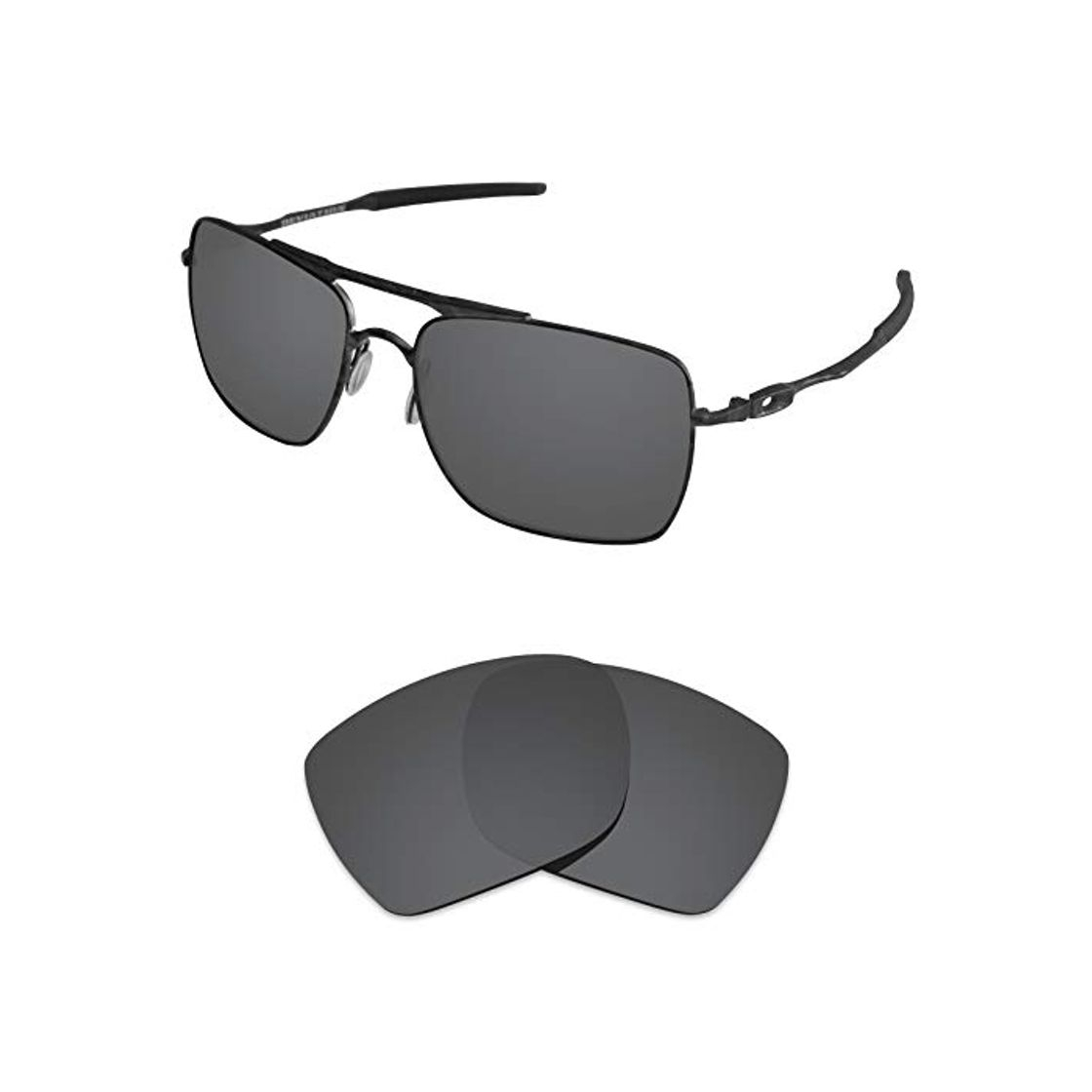 Productos sunglasses restorer Lentes Polarizadas de Recambio Black Iridium para Oakley Deviation