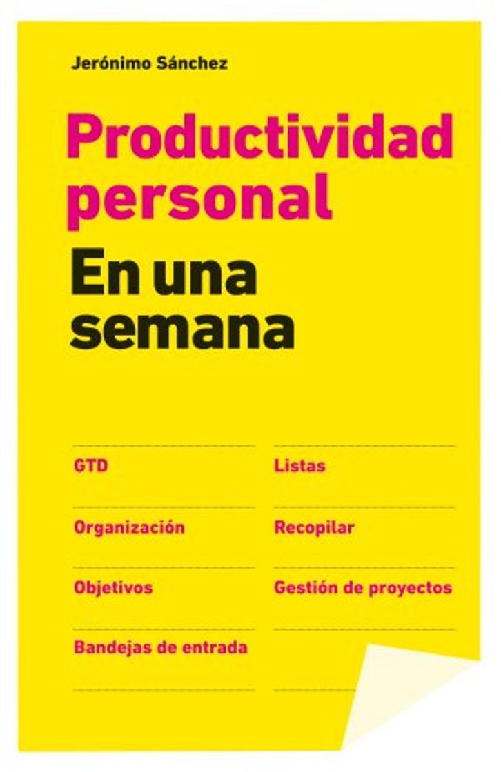 Book Productividad personal en una semana