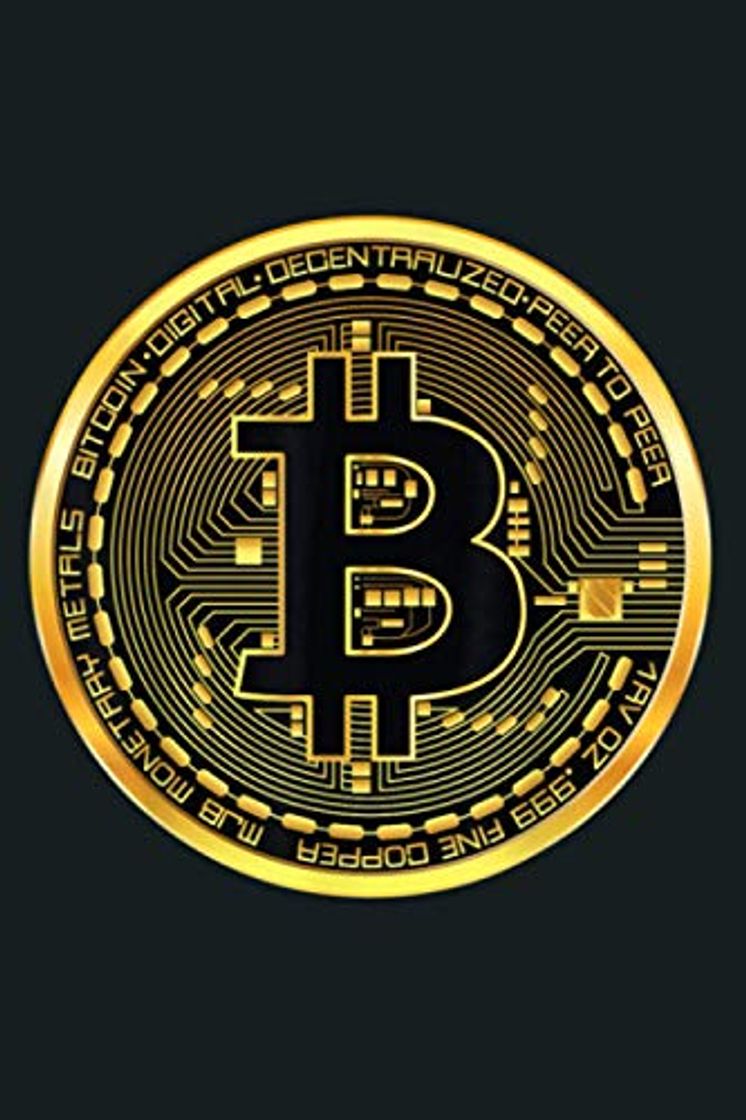 Book Bitcoin Crypto Currency BTC Block Chain Techie Gold Coin: Notebook Planner