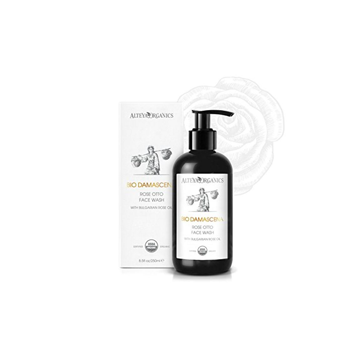 Product Alteya Organic jabón para lavado facial 250 ml – USDA certificado de