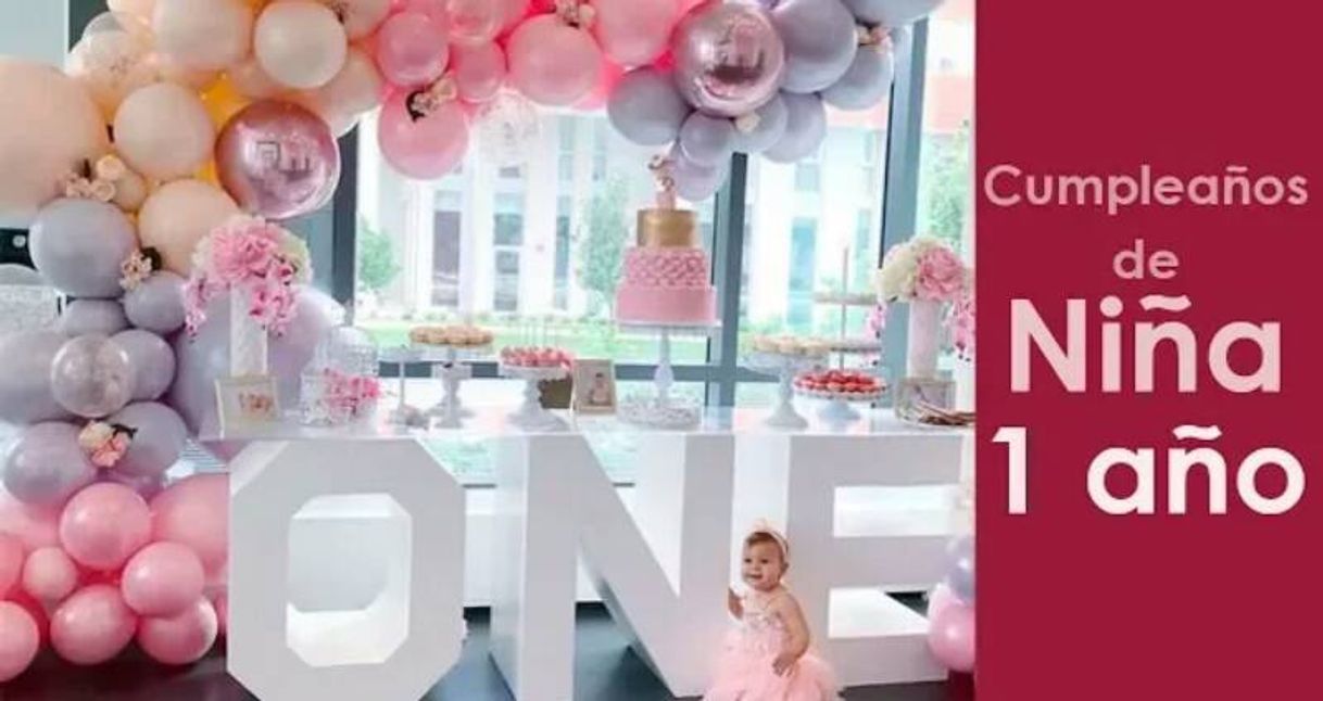 Decoración cumpleaños de niñas 1 año