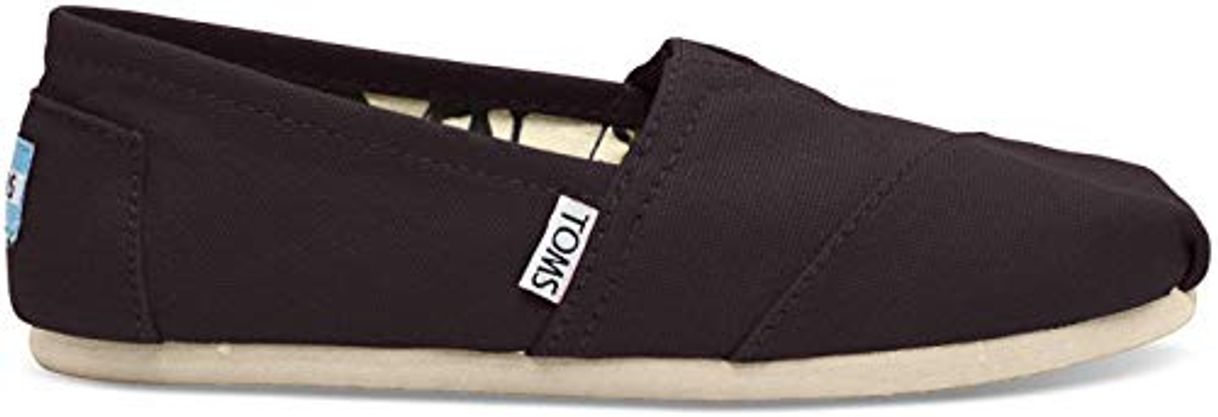 Moda Toms Classic, Alpargatas para Hombre, Negro