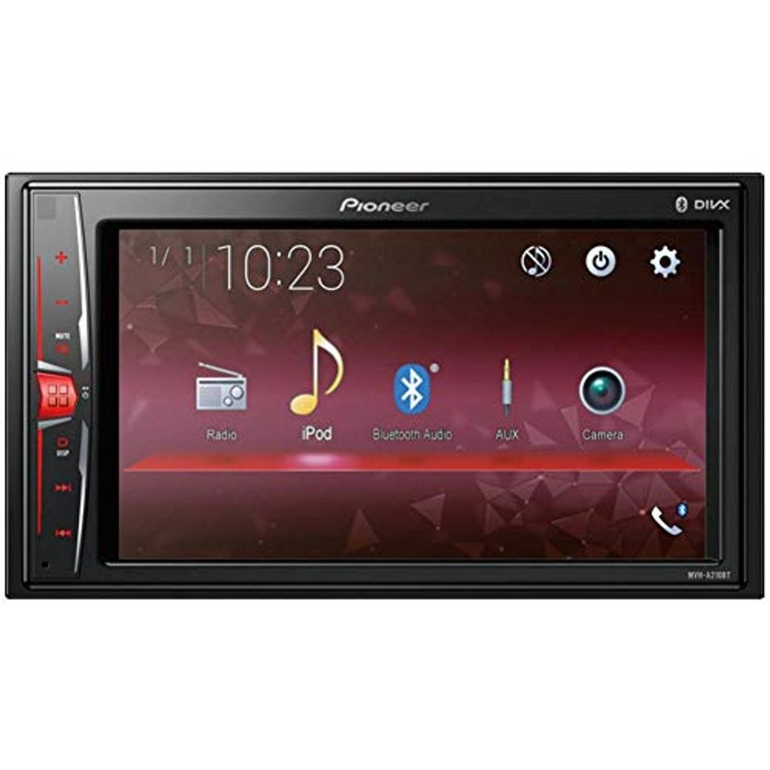 Social Pioneer 1025926 Pantalla Doble DIN Multimedia y Bluetooth