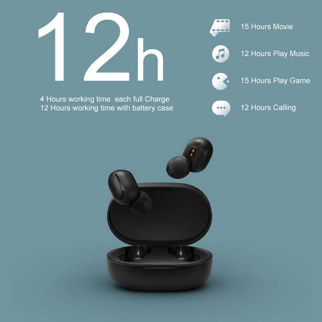 Electrónica Xiaomi Redmi Airdots TWS Auriculares inalámbricos Bluetooth 5.0 Auriculares Caja de Carga