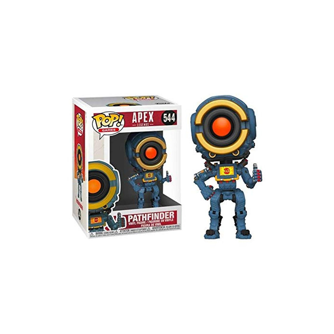 Social Funko- Pop Games: Apex Legends-Pathfinder Collectible Toy, Multicolor